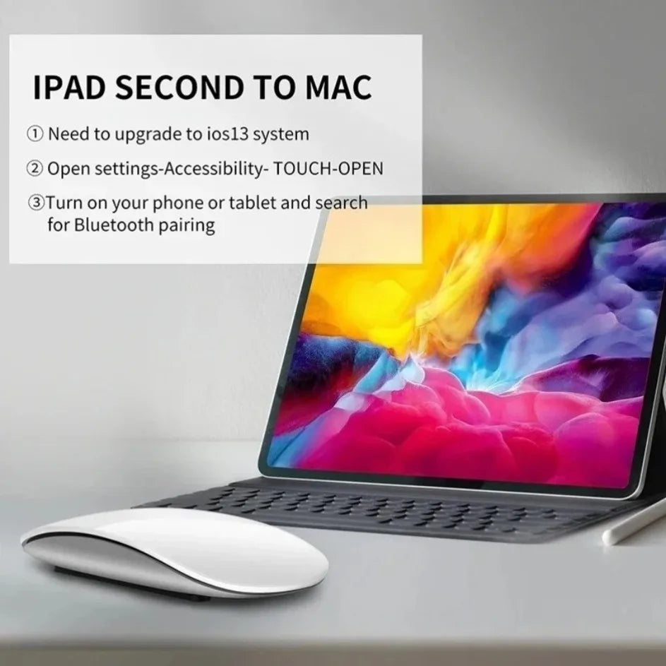 NEW HOT Bluetooth Mouse Wireless Ultra-thin Rechargeable Silent Multi Arc Touch Mice Magic Mouse For Laptop iPad Mac PC Macbook
