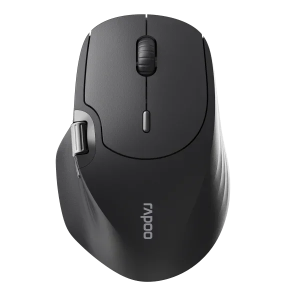 2026 Rapoo MT560 3 Mode Wireless Ergonomic Mouse Hall Magnetic Knob Cross Screen Custom Lightweight Gaming Mouse