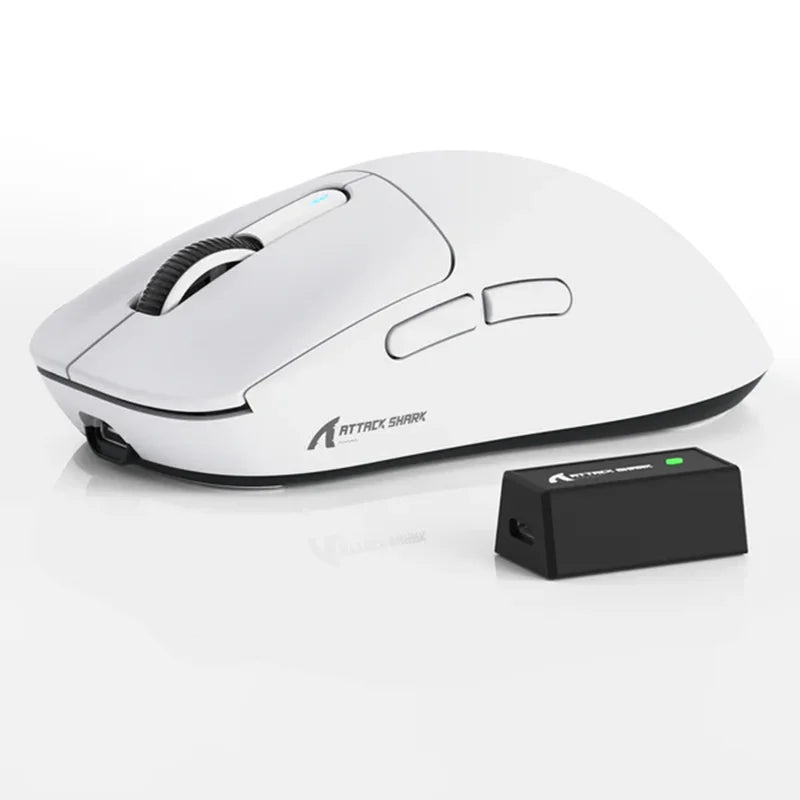 ATTACK SHARK X3PRO Wireless Gaming Mouse 8K PAW3395 59g Lightweight 26000DPI Tri-mode RGB Ergonomic Mice For PC Laptop Gamer