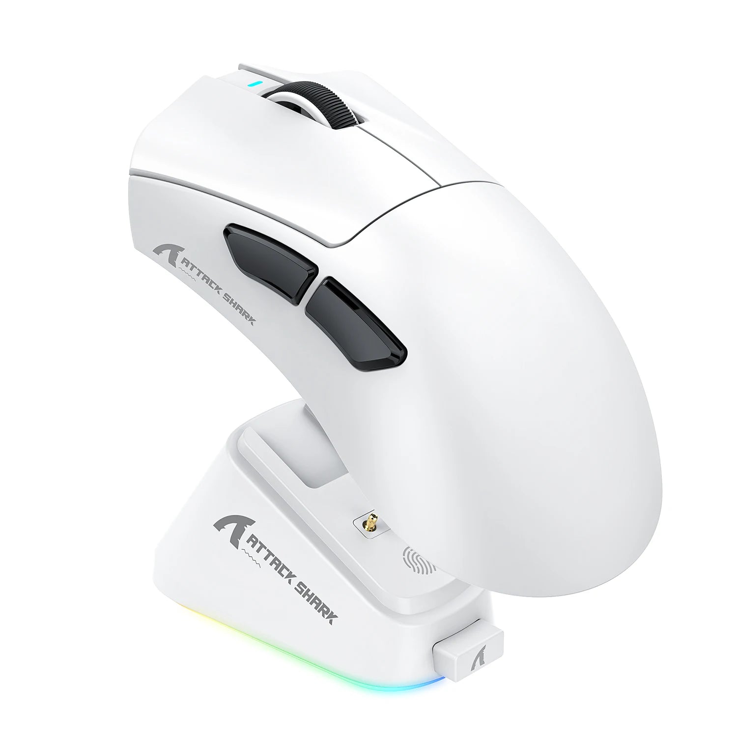 ATTACK SHARK V3PRO Ultra-Light Gaming Mouse with Charging Dock,2.4G Wireless/Bluetooth/Wired,1000hz Polling Rate, 25000 DPI