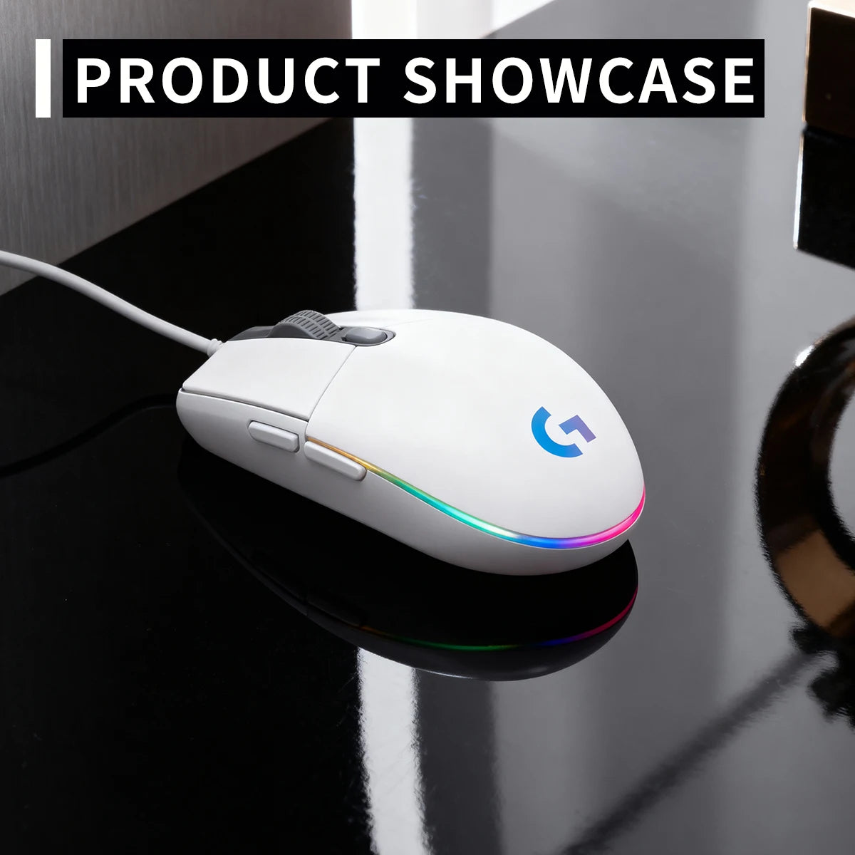 Logitech G102/G203 USB Wired Gaming Mouse, offering a revolutionary gaming experience with precise tracking of every move