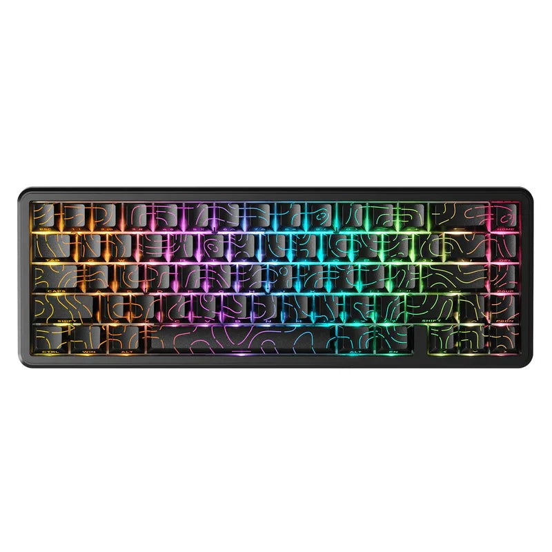 Attack Shark X65 HE RGB Wired Gaming Keyboard with PBT Keycaps 8000Hz Magnetic Switch 0.01mm Rapid Trigger Esports Focus