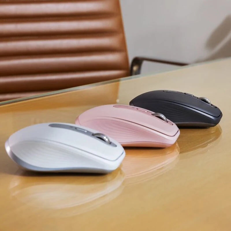 MX Anywhere 3S Bluetooth Mouse – Brand Reliability, 70-Day Battery, Multi-Device Connect, Travel-Friendly