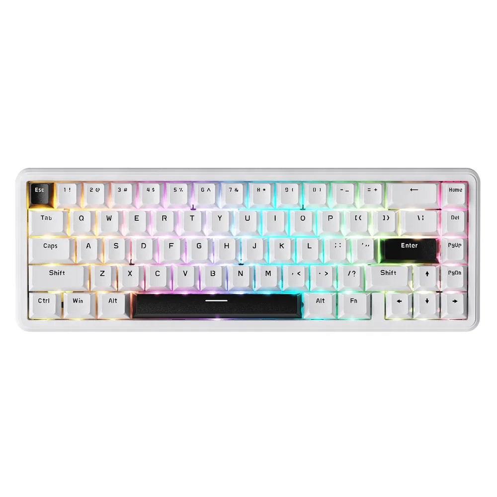 Attack Shark X65 HE RGB Wired Gaming Keyboard with PBT Keycaps 8000Hz Magnetic Switch 0.01mm Rapid Trigger Esports Focus