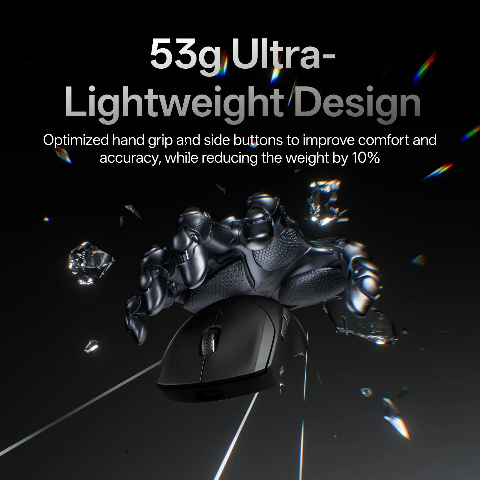 2026 New Rapoo VT9/VT9 MAX GEN-2 Wireless Gaming Mouse True 8K Wireless Polling Rate 53g Lightweight Up to 750Hr Battery Life
