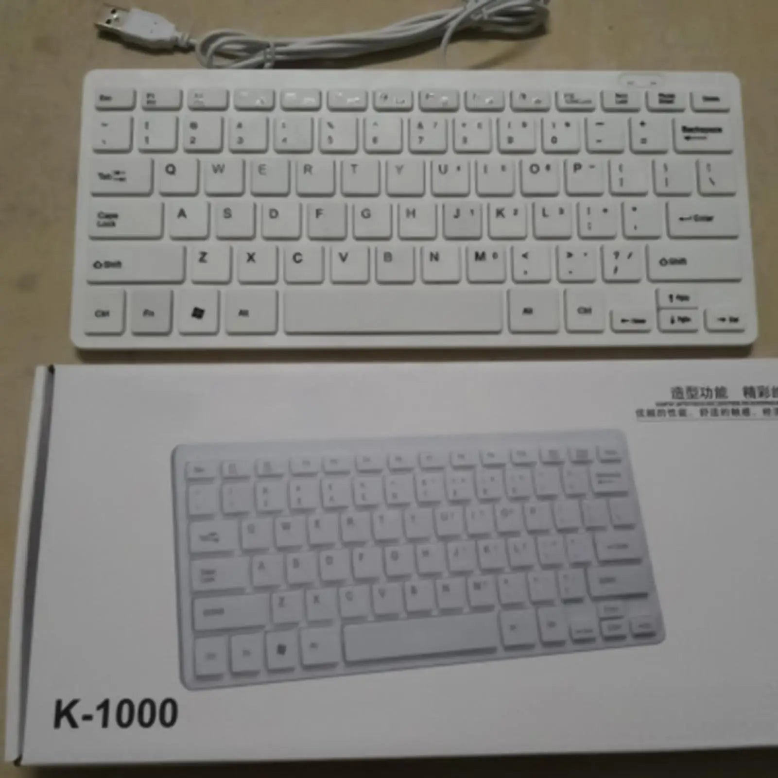 Small Laptop Keyboard 78 Keys USB Wired Keyboard ABS Waterproof Multimedia Computer Keyboard For PC Laptop Tablet