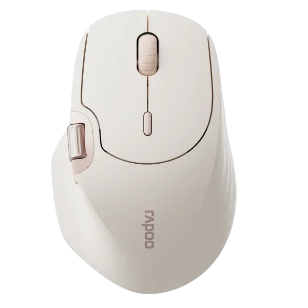 2026 Rapoo MT560 3 Mode Wireless Ergonomic Mouse Hall Magnetic Knob Cross Screen Custom Lightweight Gaming Mouse