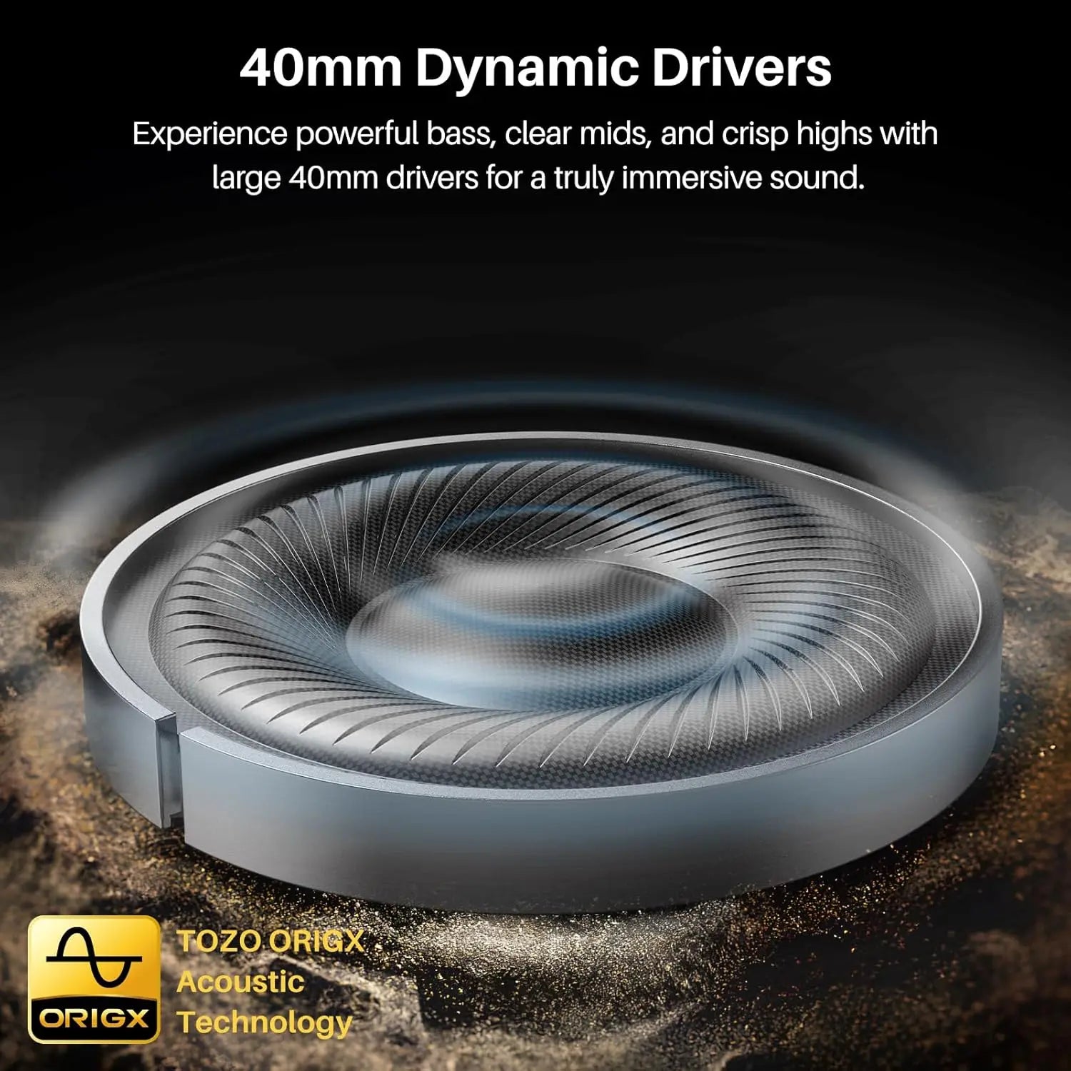 Hybrid Noise Cancelling Wireless Headphones, 90H Battery Life, Bluetooth 6.0 Foldable Over Ear Headset with AI Voice Assistant
