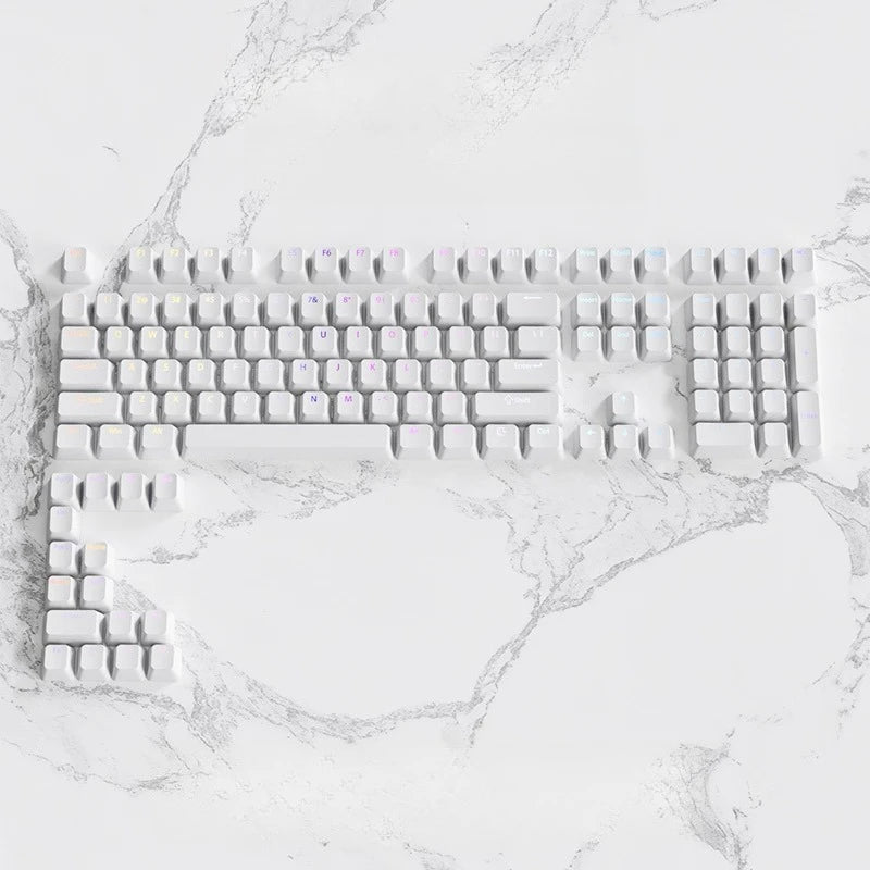 Gradient Keycaps Top Print Shine through backlit RGB keycap For Cherry Mx Switch Mechanical Keyboard OEM Profile PBT Key Caps