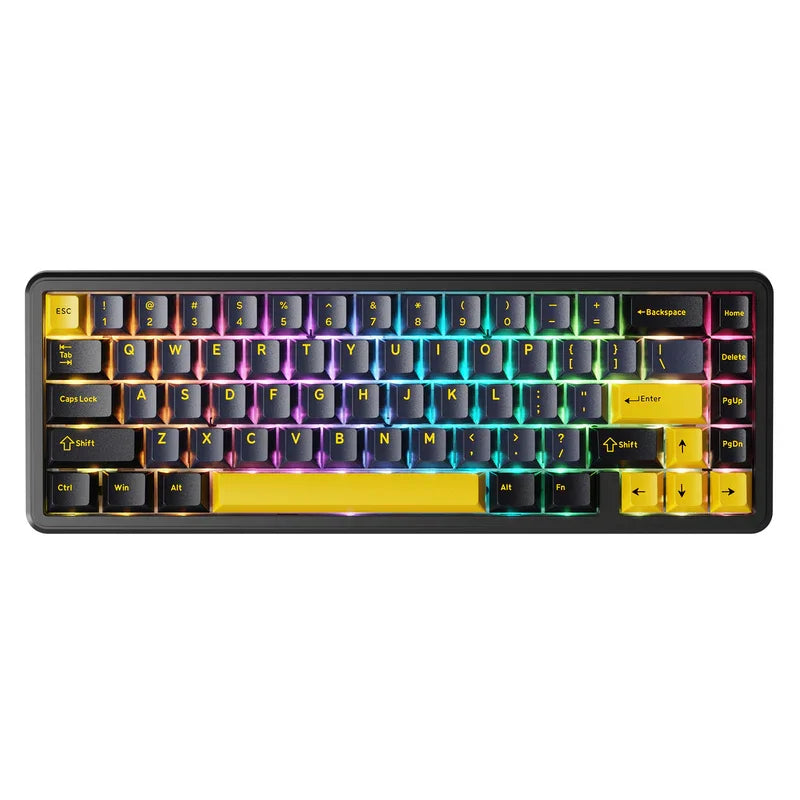 Attack Shark X65 HE RGB Wired Gaming Keyboard with PBT Keycaps 8000Hz Magnetic Switch 0.01mm Rapid Trigger Esports Focus