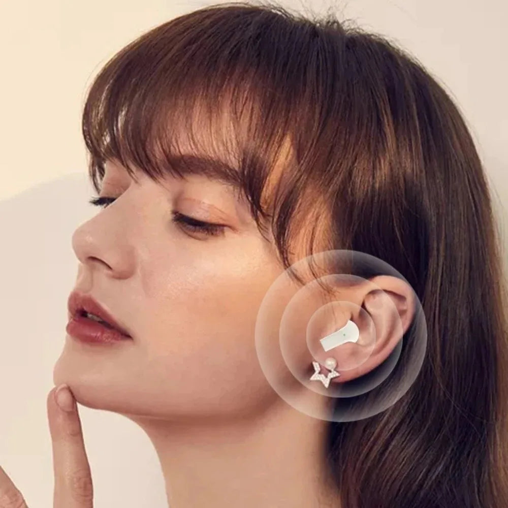 TWS In-ear Leather-crafted Earphones Wireless Earbuds Featuring Sleek Fit Long-lasting All-day Battery Integrated Mic for Users