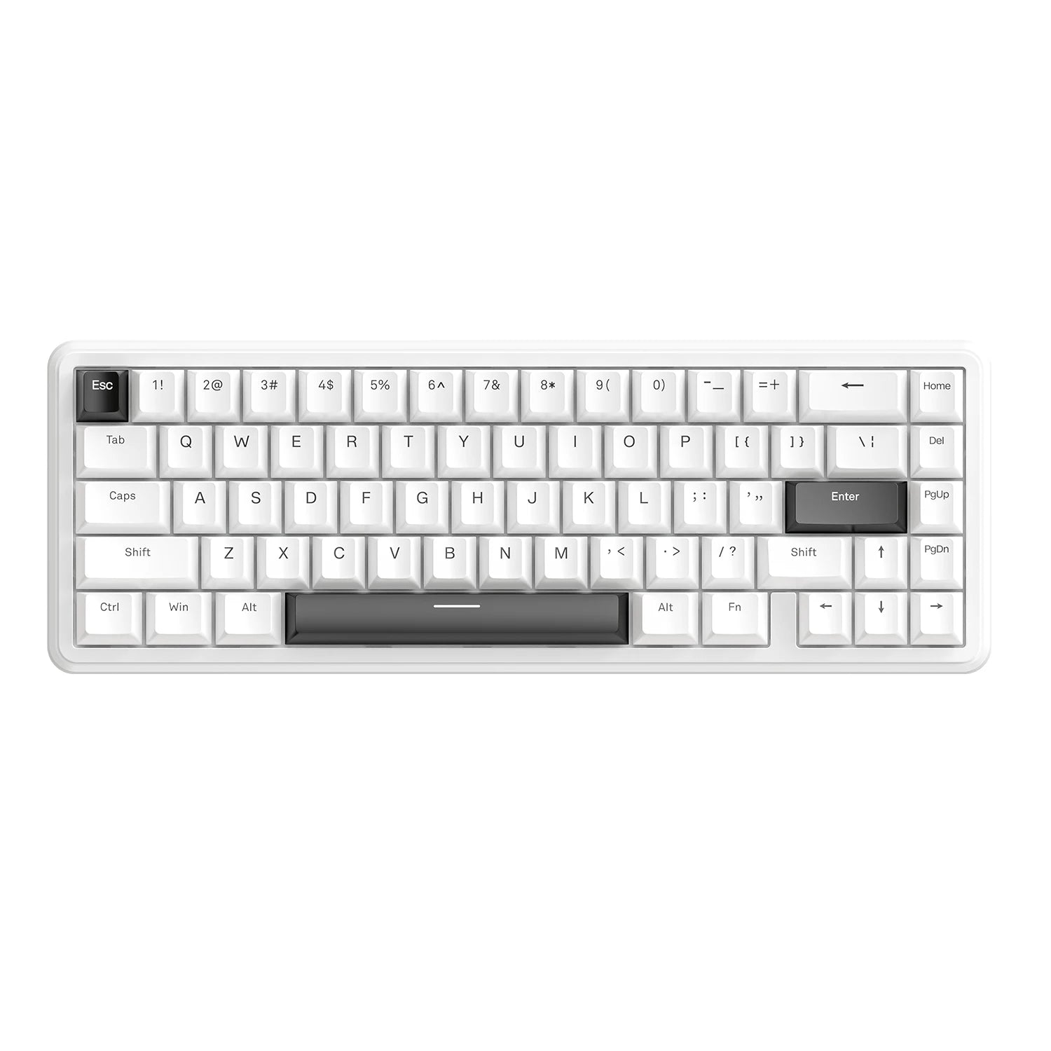 Attack Shark X65 HE RGB Wired Gaming Keyboard with PBT Keycaps 8000Hz Magnetic Switch 0.01mm Rapid Trigger Esports Focus
